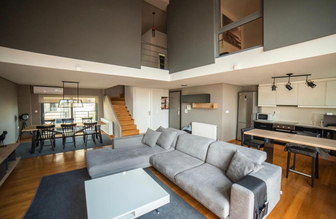 Apartamento Minimal Brand New Loft Next To Subway Atenas Exterior foto
